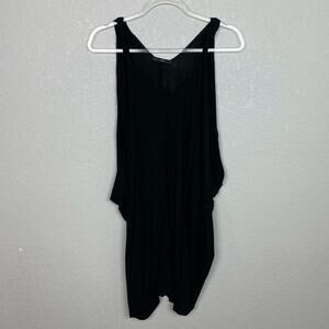 CHAPEL Black Winged Tank Top Sz S